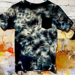 Tie-Dye Tropical Skater Tee Medium